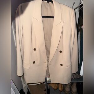 Express Tan Stretch Blazer